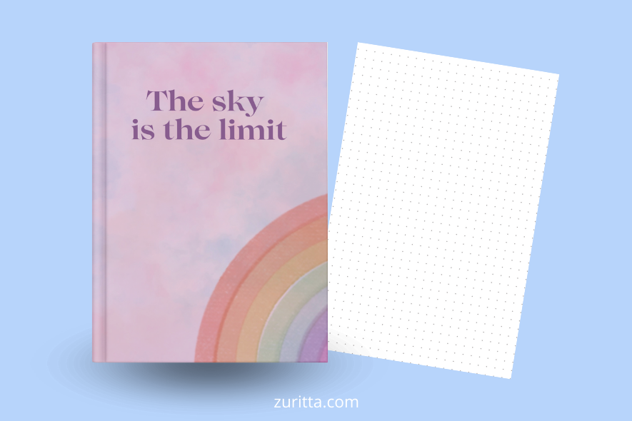 the sky is the limit bullet journal